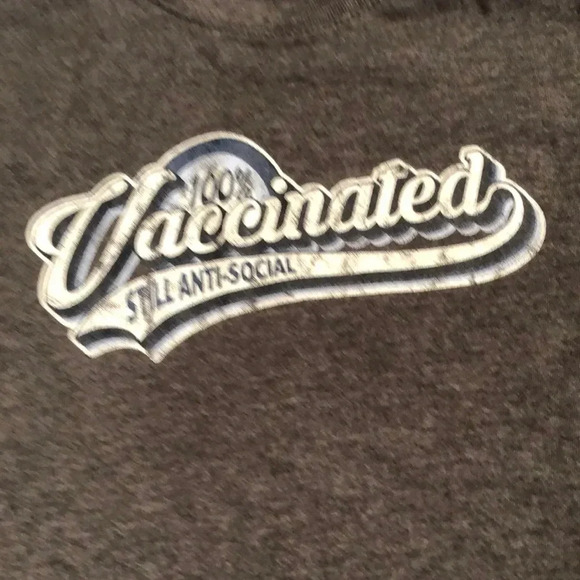 Vaccinated and Still Anti Social Tee Shirt - Picture 1 of 6